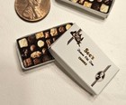 Miniatures - One  1  Box Of Old Fashioned Chocolate Candy - One Inch-1 12 Scale