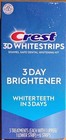 Lot 4 New   1 Crest 3d Whitestrips 3 Day Brightener 6 X4 24 Strips 12 Treatments
