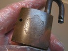 Vintage Ordnance Department Brass Padlock No Key Vintage Lock  Unlocked Preef