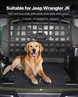 Dog Car Barrier For Jeep Wrangler Cargo Area Isolation Barrier Mesh Pet Net