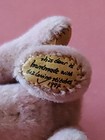 Vintage Miniature Fully Jointed Dusty Pink Bear By Little Gem 2 1 4    Tall 