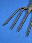 Antique Eel Spear  5 Tines W  Barbs   Marsh  Coastal Fishing Tool  Display Decor