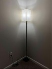 Smart Led Floor Lamp  Remote   App Control  Dimmable  Black white