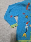 Vintage Grandmacore Mermaid Ocean Knit Cardigan   Cottagecore Coppy Sea Life   