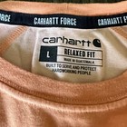 Carhartt Force Relaxed Fit Mens L Peach Orange Logo T Shirt Mint Lot Of 2 Unworn
