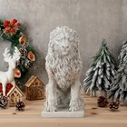 Christmas Resin Lion Animal Garden Statues 11 4 Inch Handicraft Yard Figurine