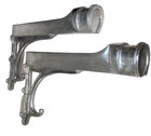 Vintage Heavy-duty Cast-aluminum Saddle Holders   Fiske   24  L   C  1956   Pair