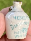 Meredith s Diamond Club Pure Rye Whiskey East Liverpool Oh China Mini Jug Charm
