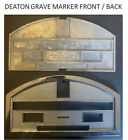 Deaton Adjustable Letter Grave Marker  - Recycled used - Antique Look