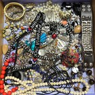 Vtg - Now Harvest Jewelry Lot Repurpose Rhinestone Bead Parts Upcycle Craft 4 Lb