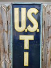 Vintage U s  Tires Original 1940s Huge Advertising Sign 73  Nice-looking Rare  
