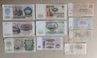 Ussr Cccp 1961-1992 Russian 1-1000 Rubles Soviet Set Paper Money 10 Pieces