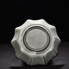 7 china Antique Song Dynasty Guan Kiln Porcelain Lce Crack Kui Mouth Brush Wash