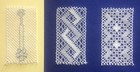 Bobbin Lace Pen Insert Kit  3 New Designs By Harlequin Lace  Quick Kits