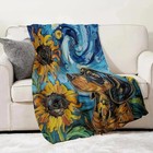 Dachshund Blanket Gifts For Dog Lovers Women Girls Cute Dog Throw Blankets Fo   
