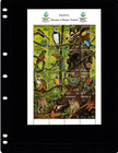  21 50 Scott Value - 1992 Nicaragua Wildlife S s Jaguars Birds Cv Mnh Nh Umm
