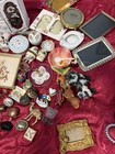  Vintage Lot Trinket Box Lot   Jewelry Box  Home Decor  Jewelry Lot photo Frames