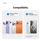Elago W5 Magnetic Wallet Card Holder 2-cards Compatible With Light Grey