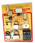 Mul-t-lock Retail Display Padlock Hasp 4 Keyed Alike W Keys Round W 5 Keys