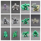 Marvel Super Hero Squad Wolverine Phoenix Hulk Thing 2 Inch Figure Prototype