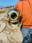 Antique Royal Scuba Diving Us Navy Mark V Deep Sca Vintage Divers Helmet Replica