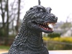 2 Godzilla Monster Heads 1989   2001 Movie Figures Rare Collectibles