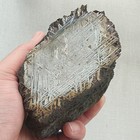 Natural Aletai Iron Meteorite 2157 7  Grams End-cut Perfect Etched Fusion Crust