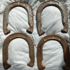 Vintage Set Of 4 Horseshoes - Rusty - Free Shipping    