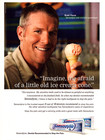 Sensodyne Toothpaste Brett Favre Quarterback Ice Cream Vintage Print Ad 2005
