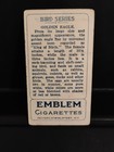 1910 T42 Emblem Cigarettes Bird Series Golden Eagle Rare Emblem Back 1rst Series