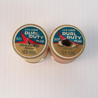 Vintage J p Coats Dual Duty Plus Cotton Covered Polyester Thread Lot Of 2