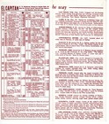 Santa Fe Rr - Welcome Aboard El Capitan - Schedule   Itinerary - 7 1 1970