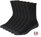12 Pairs Men s Sports Cushion Cotton Crew Socks Athletic Work Size 9-11 10-13