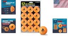 Recreational 3 Star Ping Pong Balls - 12 Pack  Ideal For Indoor   Outdoor Fun