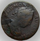 1788 Vermont Colonial Copper Coin  Bust Right  Rr-20