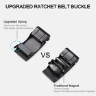Sendefn 35mm Ratchet Belt Buckle Only For 1 3 8 Slide Belt Strap Automatic