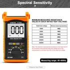 5000v Digital Insulation Resistance Tester 200g   Megger Megohm Meter Ac Volt Us