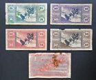 Usa Mpc 5  10  25  50 Cents   1 Dollar Series 681 Military Payment Certificate