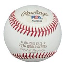 Kyle Hendricks Signed Autographed 2016 World Series Baseball Psa Dna Coa Cubs