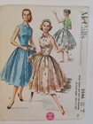 Mccall s 3546 Bodice Top Skirt Dress Sewing Pattern Ladies 14 Uc Vtg 50 s Full