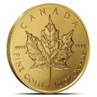 2002 1 2 Oz Canadian Gold Maple Leaf Coin