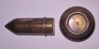 Vintage Brass Bullet Trench Art Lighter On Brass Stand