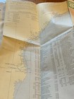 Very Nice Vintage 1971 Nautical Chart Map Atlantic   Gulf Coasts