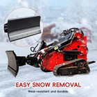 Mini Skid Steer Snow Blade 43in Hydraulic Tilt Shovel Plow Attachment