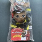 New Melissa And Doug Fire Chief Walter Blaze Plush Hand Puppet Fire Fighter