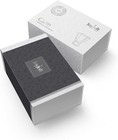 Joyjolt Carre Square Martini Glasses  Set Of 2 8-ounce Stemless Cocktail Glasses
