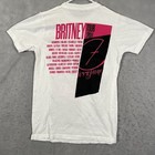 A1 Britney Spears Femme Fatale Tour 2011 Shirt Adult Small White Mens