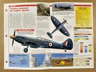 Supermarine Spitfire Mk Xii-22 Fighter Bomber Aircraft Specs Photos Info Sheet