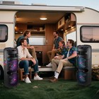 Party Bluetooth Speaker Dual 12   Subwoofer Loud Heavy Bass Stereo Sound W  Mic