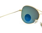 Ray-ban Sunglasses Rb3025 Aviator Classic Gold Frame Polarized Green Lens 58mm